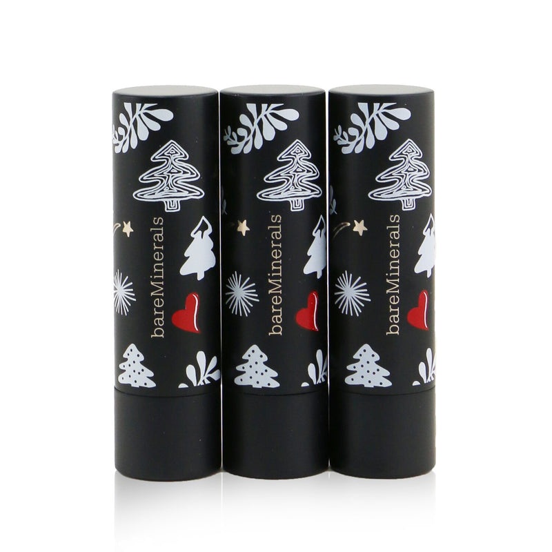 BareMinerals Full Size Mineralist Hydra Smoothing Lipstick Trio (Memory, Purpose, New Harmony)  3×3.6g/0.12oz