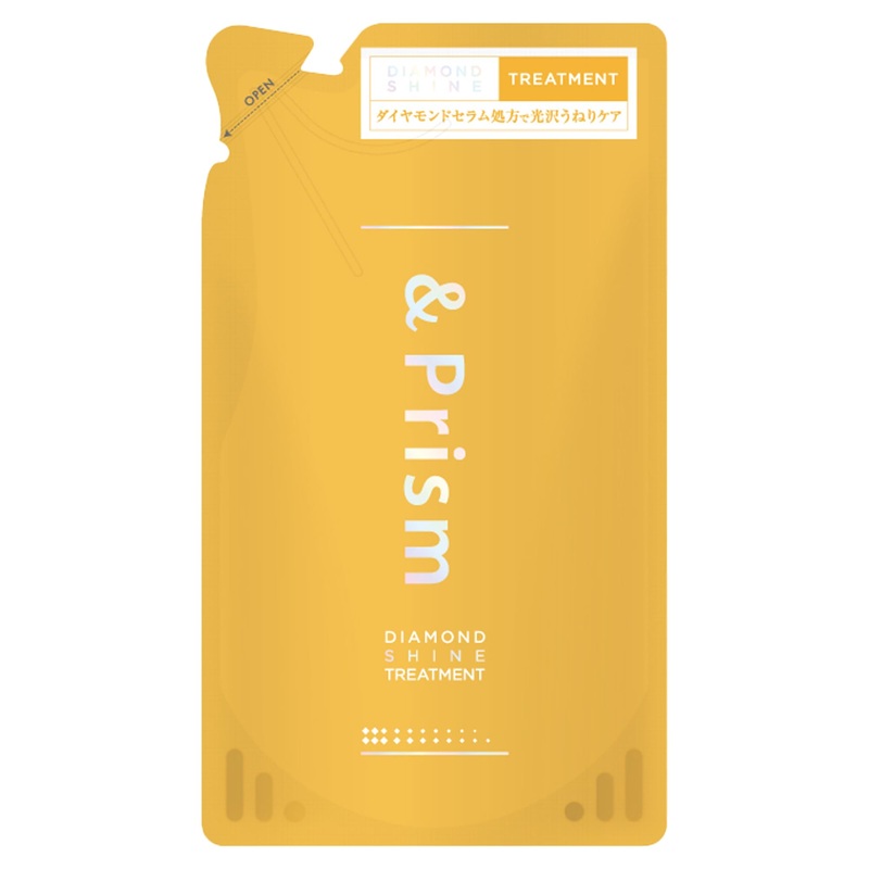 &Prism Diamond Shine Hair Treatment Refill 320Ml for Glossy Hair