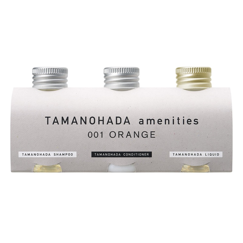 Tamanohada Amenities Set 80Ml x 3 001 Orange Fragrance Travel Kit