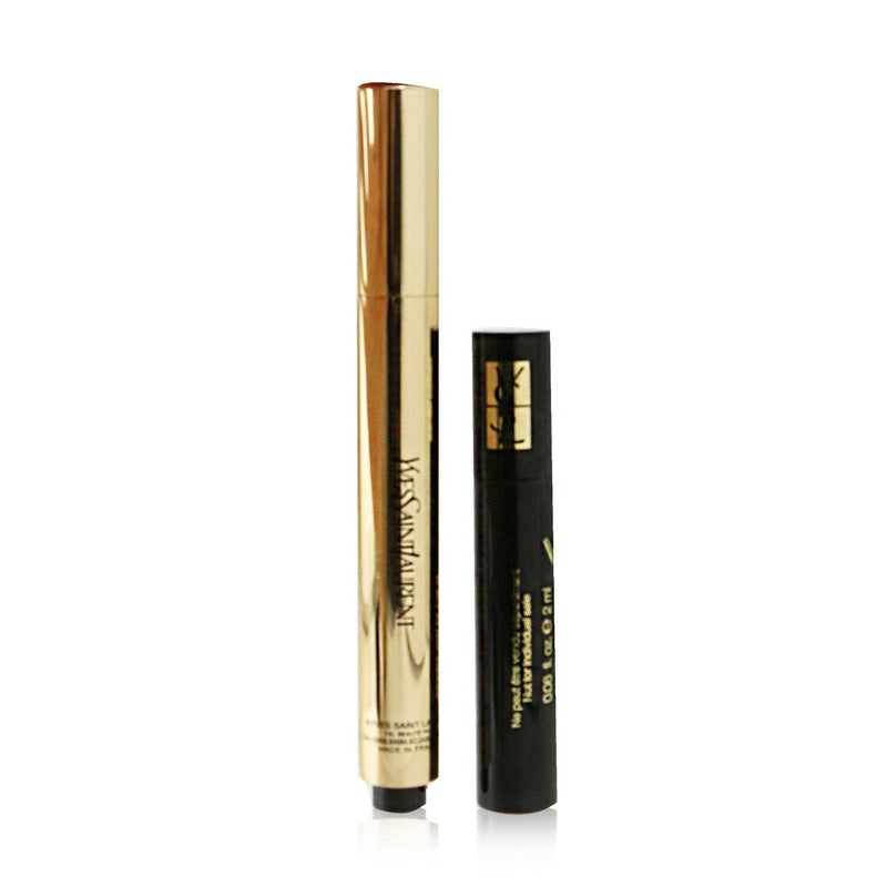 Yves Saint Laurent All Lights On Me Set (1xTouche Eclat  2.5ml/0.08oz + 1x Mini Mascara Volume Effet Faux Cils) – #2 (Luminous Ivory)  2pcs