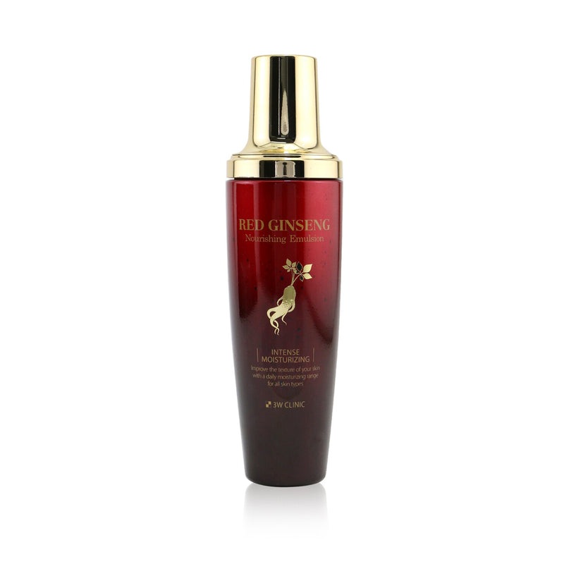 3W Clinic Red Ginseng Nourishing Emulsion (Intense Moisturizing)  130ml/4.4oz