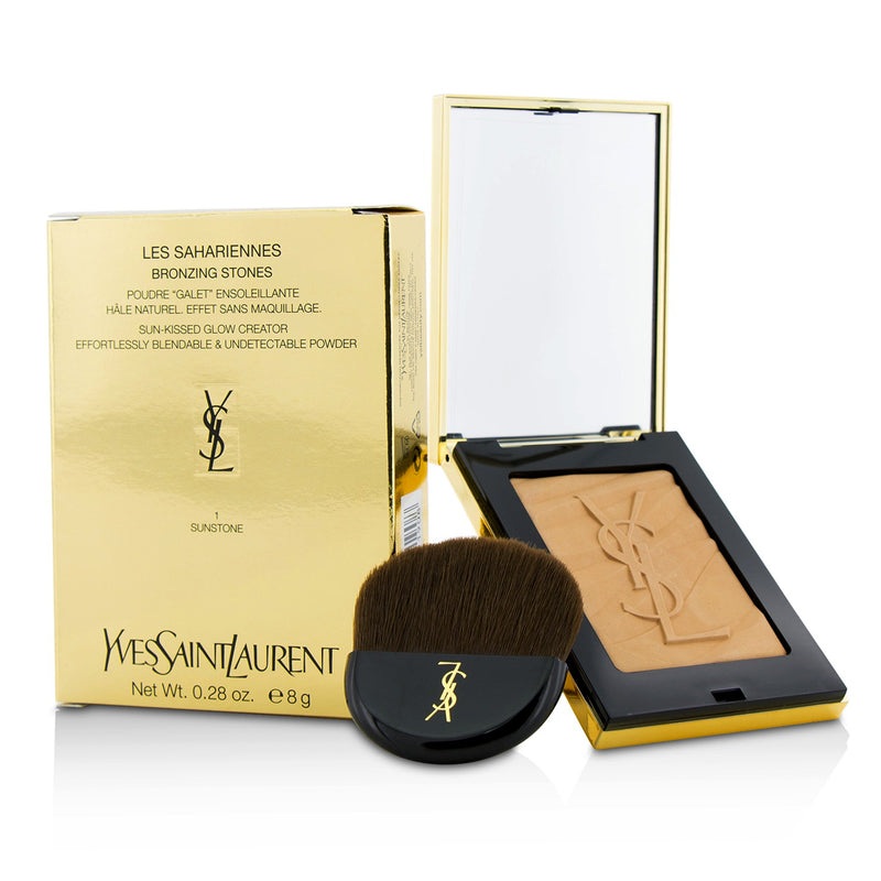 Yves Saint Laurent Les Sahariennes Bronzing Stones Sun Kissed Glow Creator – # 1 Sunstone (Light)  8g/0.28oz