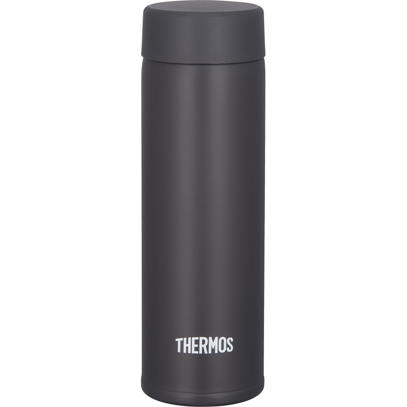 Thermos Vacuum Insulated 150ml Smoke Black Water Bottle Pocket Mug