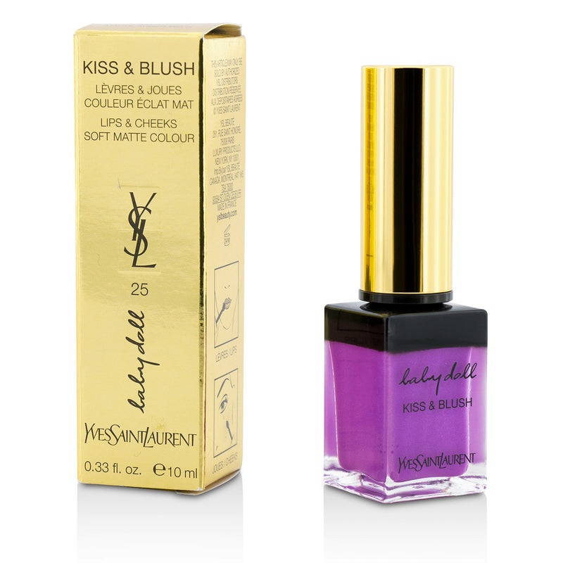 Yves Saint Laurent Baby Doll Kiss & Blush – # 01 Fuchsia Desinvolte  10ml/0.33oz