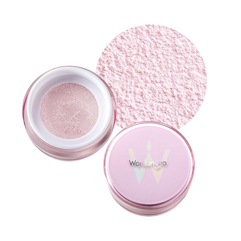 Wonjungyo Fixing Blur Face Powder 13g – Long-lasting Soft N01 Plain Pink Pore Coverage