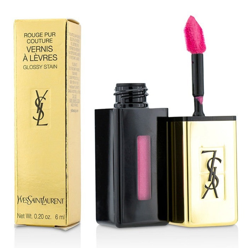 Yves Saint Laurent Rouge Pur Couture Vernis a Levres Glossy Stain – # 15 Rose Vinyl 6ml/0.2oz
