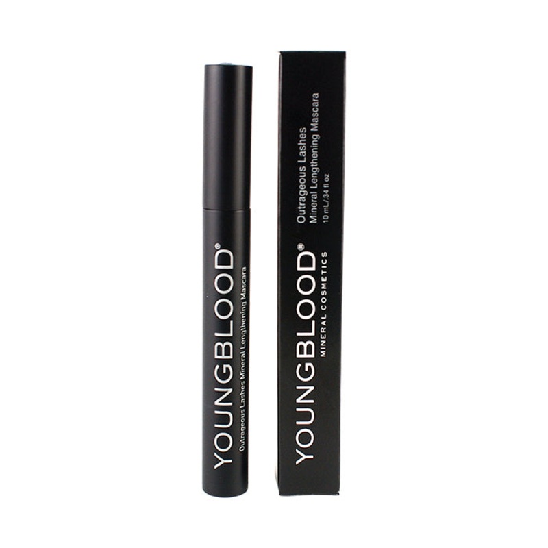 Youngblood Outrageous Lashes Mineral Lengthening Mascara – # Blackout 10ml/0.34oz