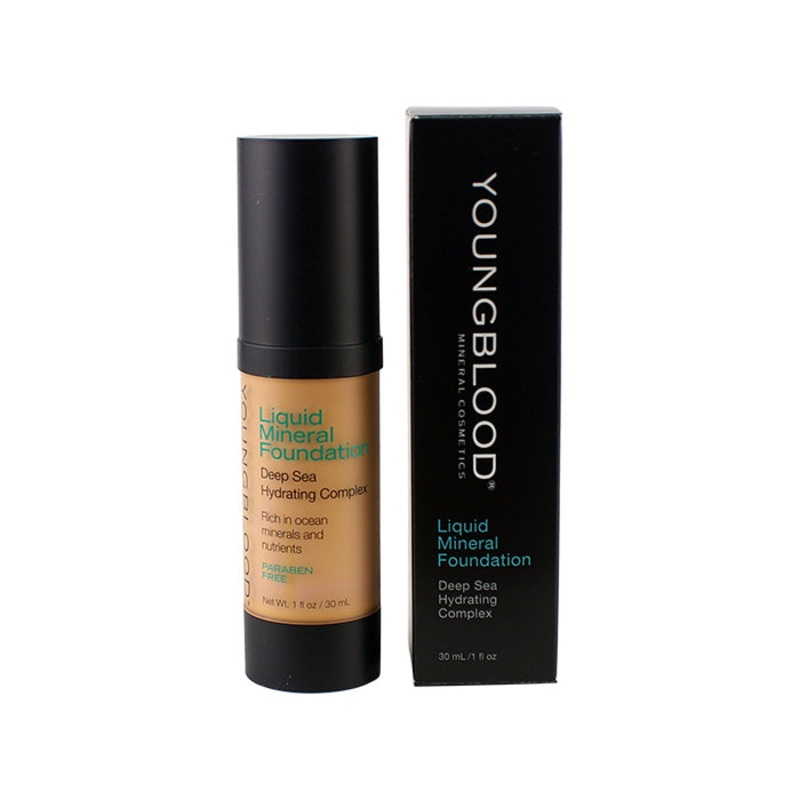 Youngblood Liquid Mineral Foundation – Golden Tan 30ml/1oz