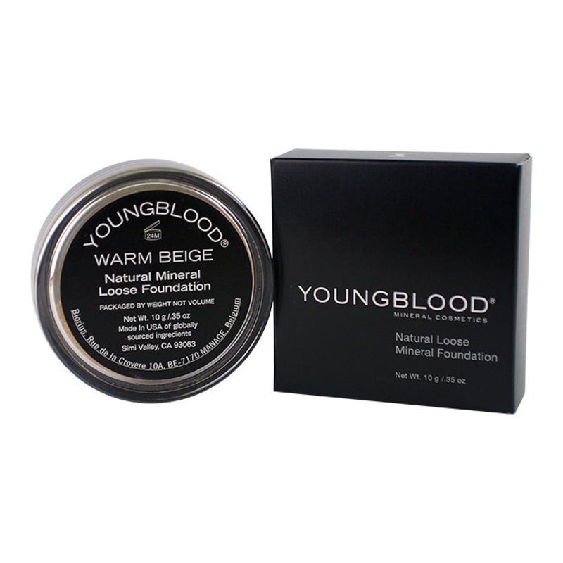 Youngblood Natural Loose Mineral Foundation – Warm Beige 10g/0.35oz