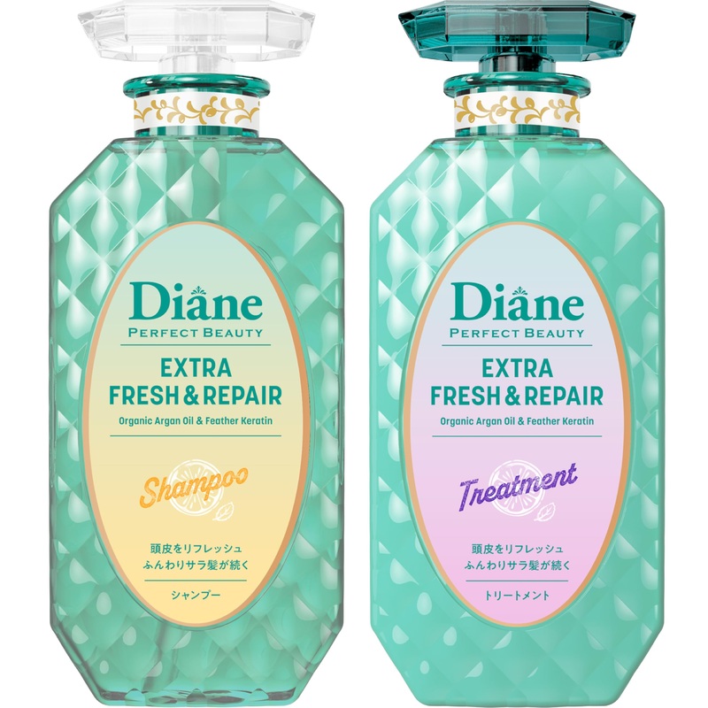 [2025] Diane Shampoo and Treatment Grapefruit Perfect Beauty Extra Fresh & Repair 450ml