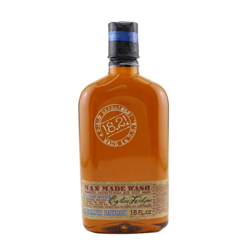 18.21 Man Made Man Made Wash Shampoo, Conditioner & Body Wash – # Absolute Mahogany  530ml/18oz