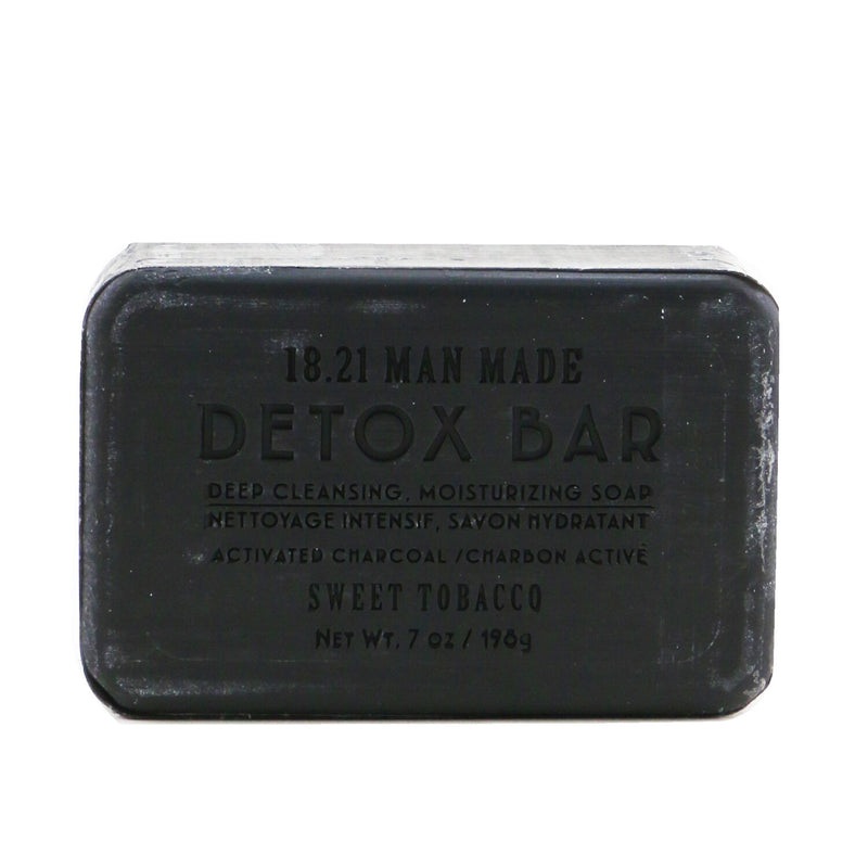 18.21 Man Made Detox Bar – Deep Cleansing, Moisturizing Soap – # Sweet Tobacco  198g/7oz