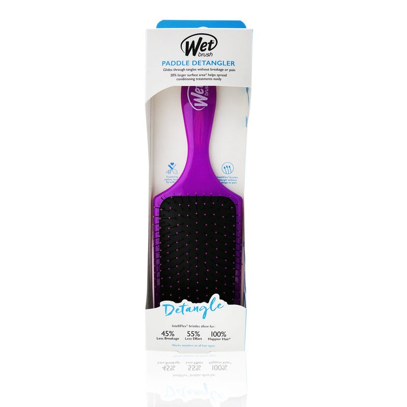 Wet Brush Paddle Detangler – # Purple  1pc
