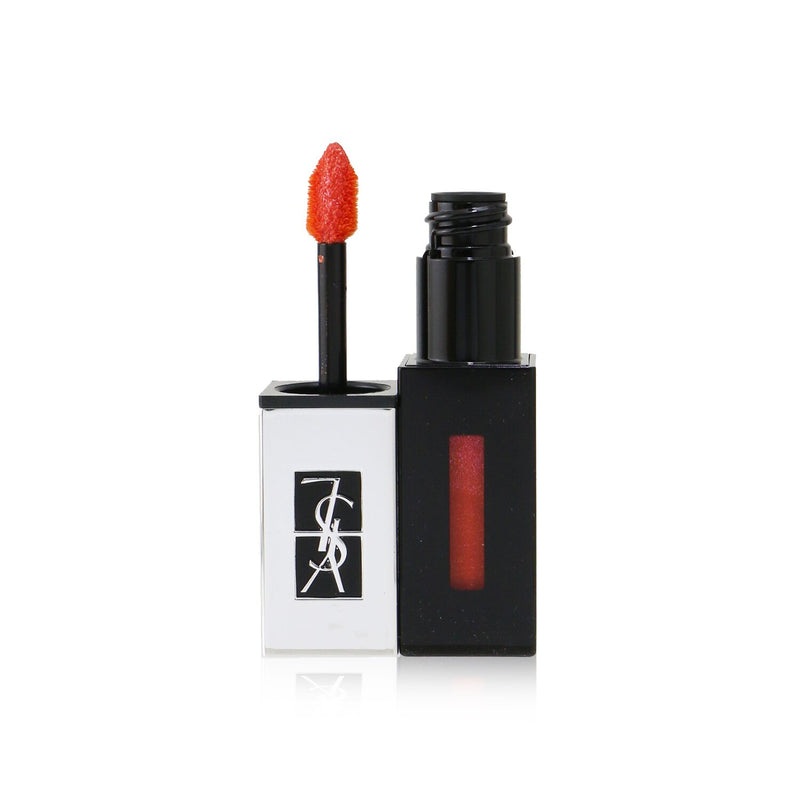 Yves Saint Laurent Rouge Pur Couture Vernis A Levres The Holographics Glossy Stain – # 502 Electric Burgundy  6ml/0.2oz