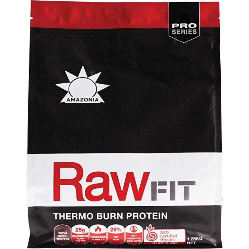 Amazonia Raw FIT Protein Thermo Burn Triple Choc Truffle 1.25kg