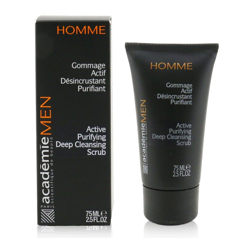 Academie Men Active Purifying Deep Cleansing Scrub  75ml/2.5oz