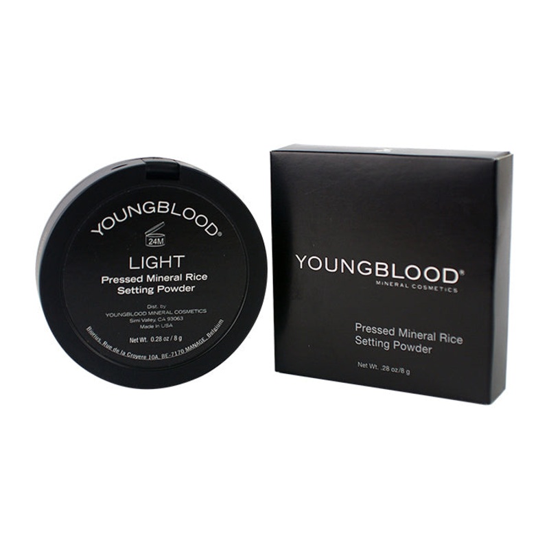 Youngblood Pressed Mineral Rice Powder – Light 10g/0.35oz