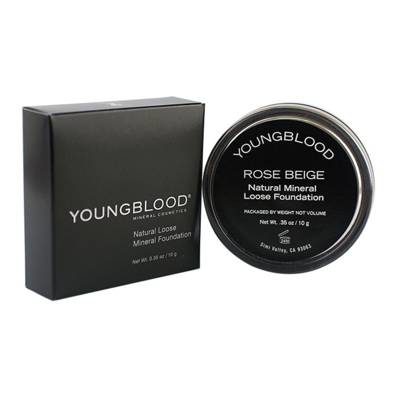 Youngblood Natural Loose Mineral Foundation – Rose Beige 10g/0.35oz