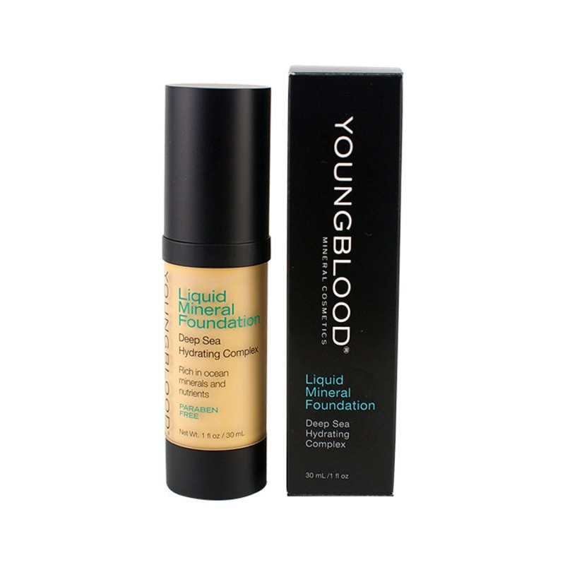 Youngblood Liquid Mineral Foundation – Shell 30ml/1oz