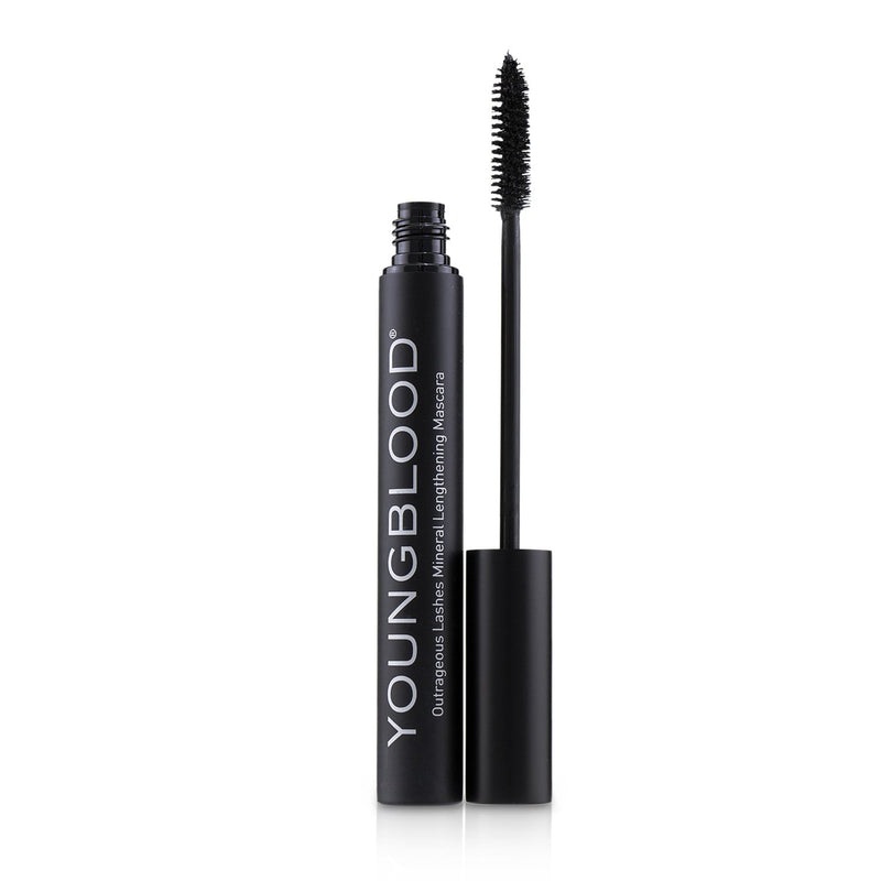 Youngblood Outrageous Lashes Mineral Lengthening Mascara – # Blackout  10ml/0.34oz