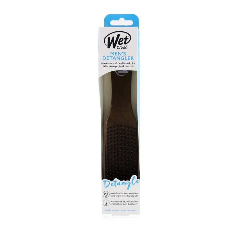 Wet Brush Men’s Detangler Leather – # Brown  1pc