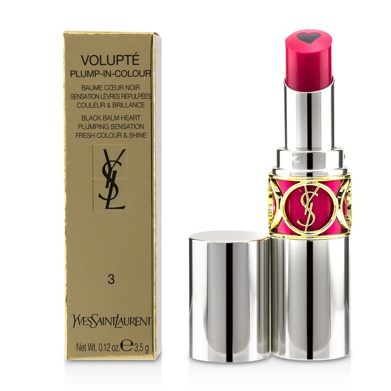Yves Saint Laurent Volupt Plump In Colour Lip Balm – # 02 Dazzling Fuchsia (Cool Fuchsia)  3.5g/0.12oz
