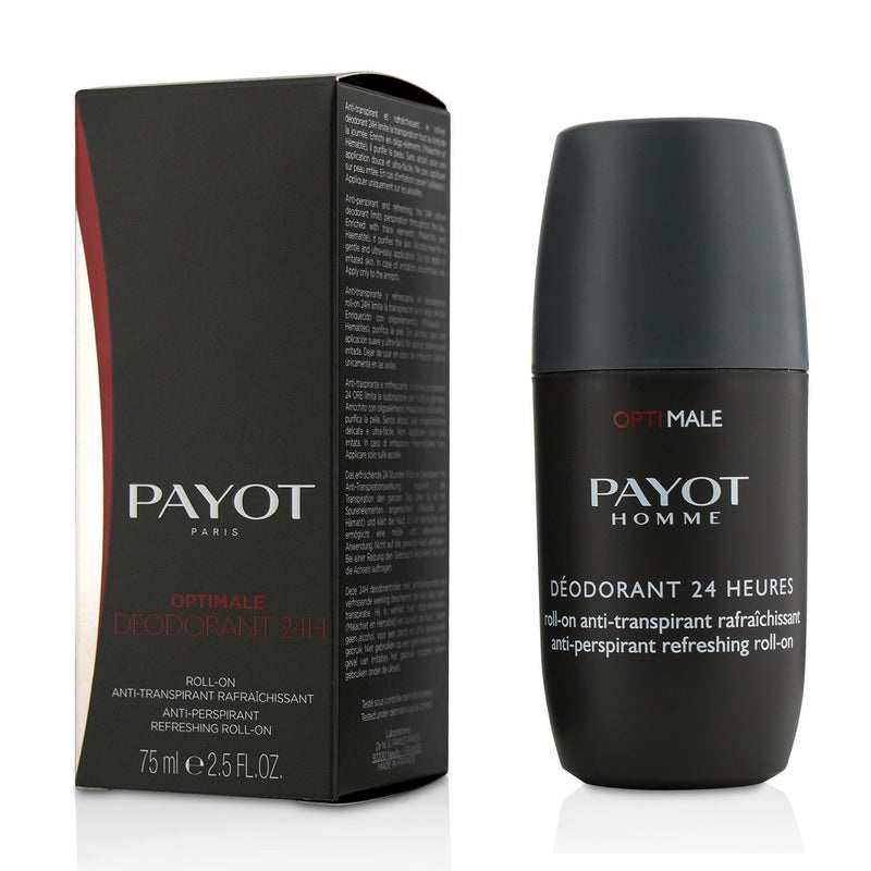 Payot Optimale Homme 24 Hour Roll On Deodorant  75ml/2.5oz