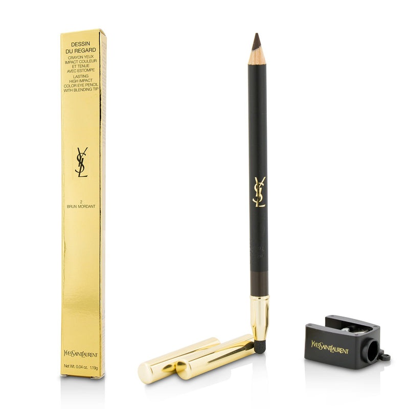 Yves Saint Laurent Dessin Du Regard Lasting High Impact Color Eye Pencil – # 1 Noir Volage  1.19g/0.04oz