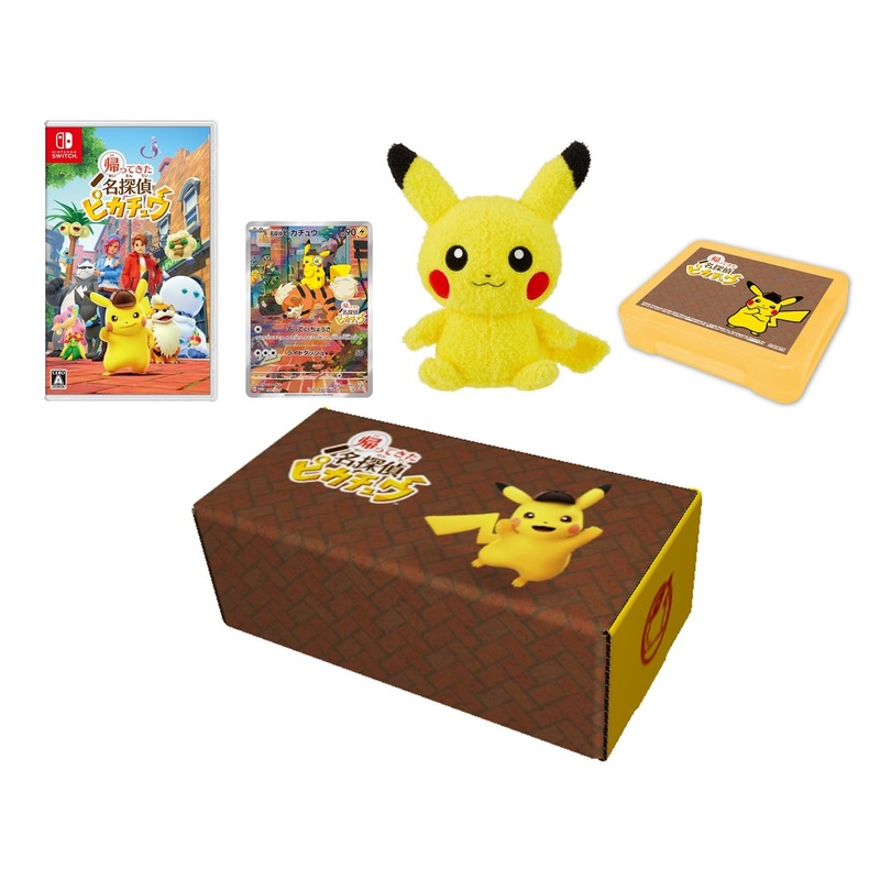 Pokmon Detective Pikachu Return For Nintendo Switch + Pikachu promo + Plush