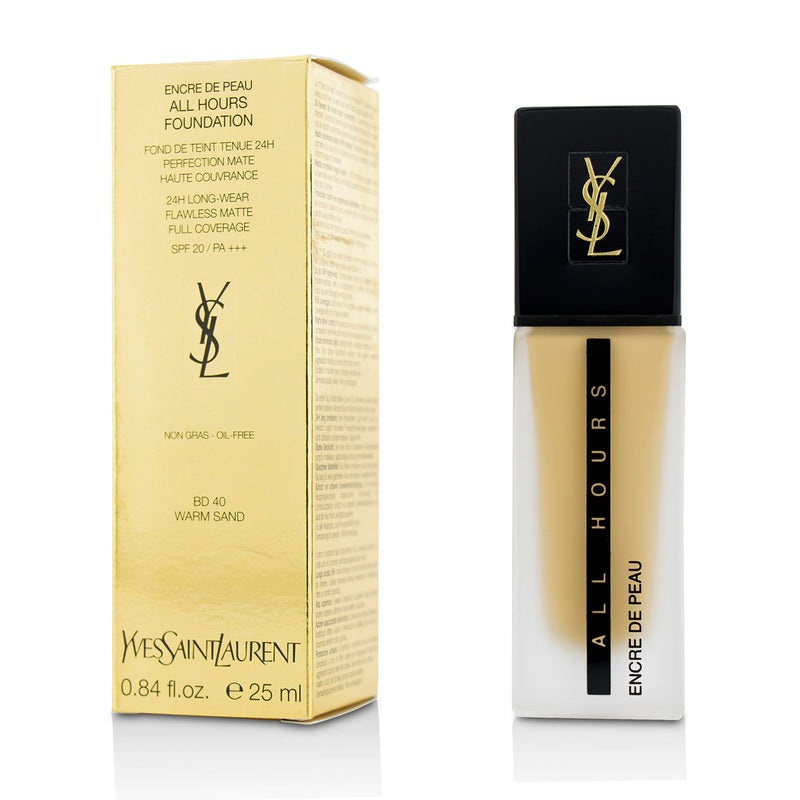 Yves Saint Laurent All Hours Foundation SPF 20 – # BD40 Warm Sand  25ml/0.84oz