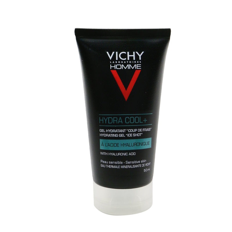 Vichy Homme Hydra Cool+ – Hydrating Gel Ice Shot With Hyaluronic Acid (For Face & Eyes)  50ml/1.69oz