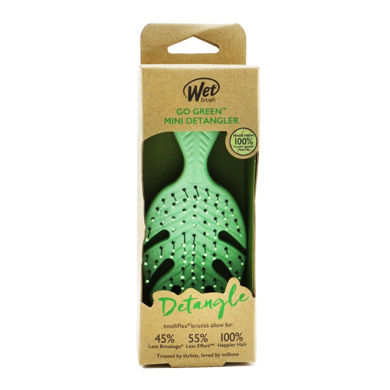 Wet Brush Go Green Mini Detangler – # Green  1pc