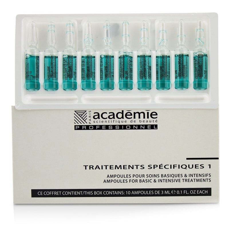 Academie Specific Treatments 1 Ampoules Oligo-Elements – Salon Product  10x3ml/0.1oz