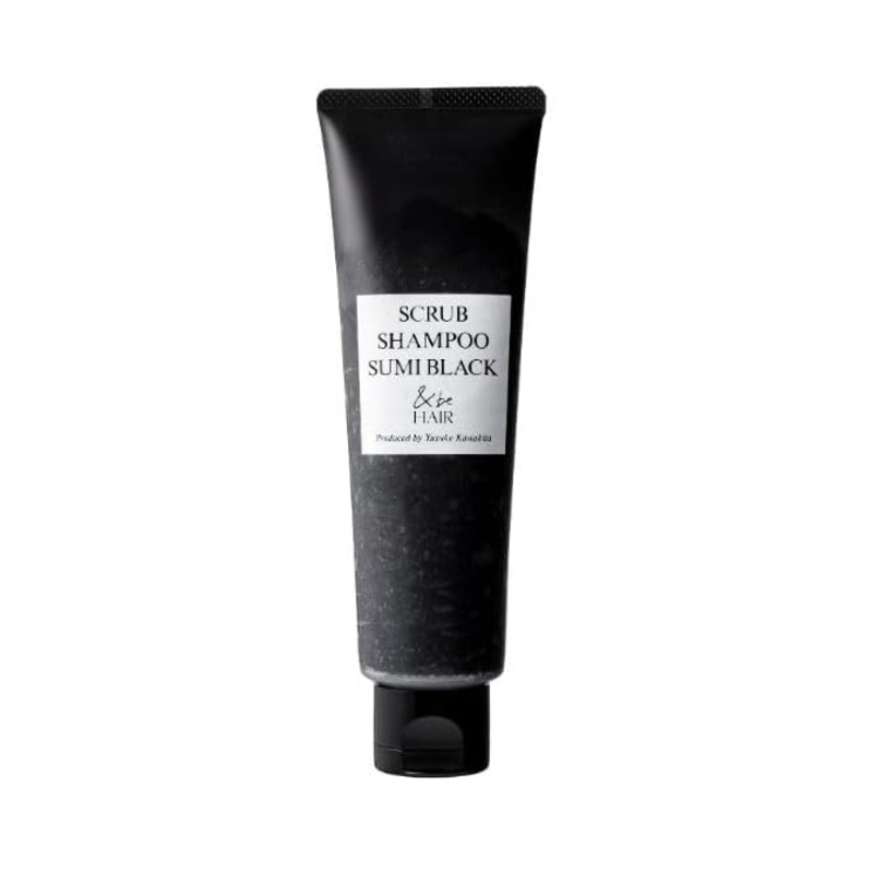 &be Scrub Shampoo Sumiblack Hair Care with Charcoal for Scalp