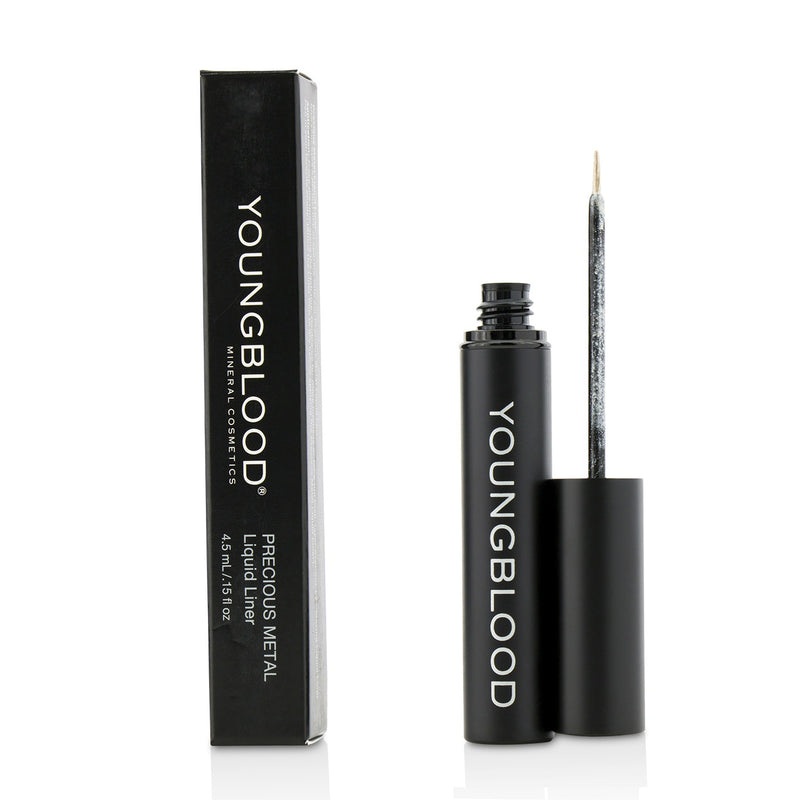 Youngblood Precious Metal Liquid Liner – #Sterling  4.5ml/0.15oz