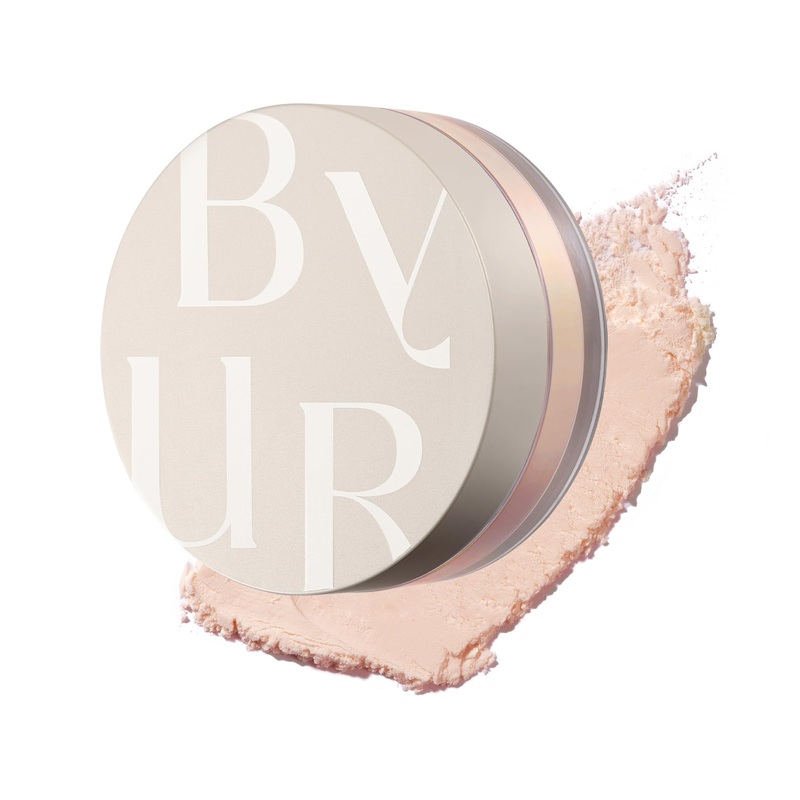 Byur Moist Semi-Matte Face Powder 01 Clear Moisturizing Long-Lasting Korean