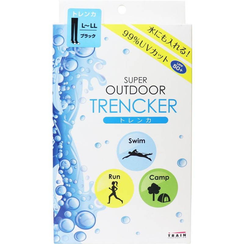 Train Super Outdoor Trencker UPF50+ Black Color Size L~LL – Sun Protection Clothing From Japan