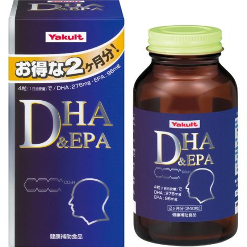 Yakult Dha & Epa 450mg  240 Tablets