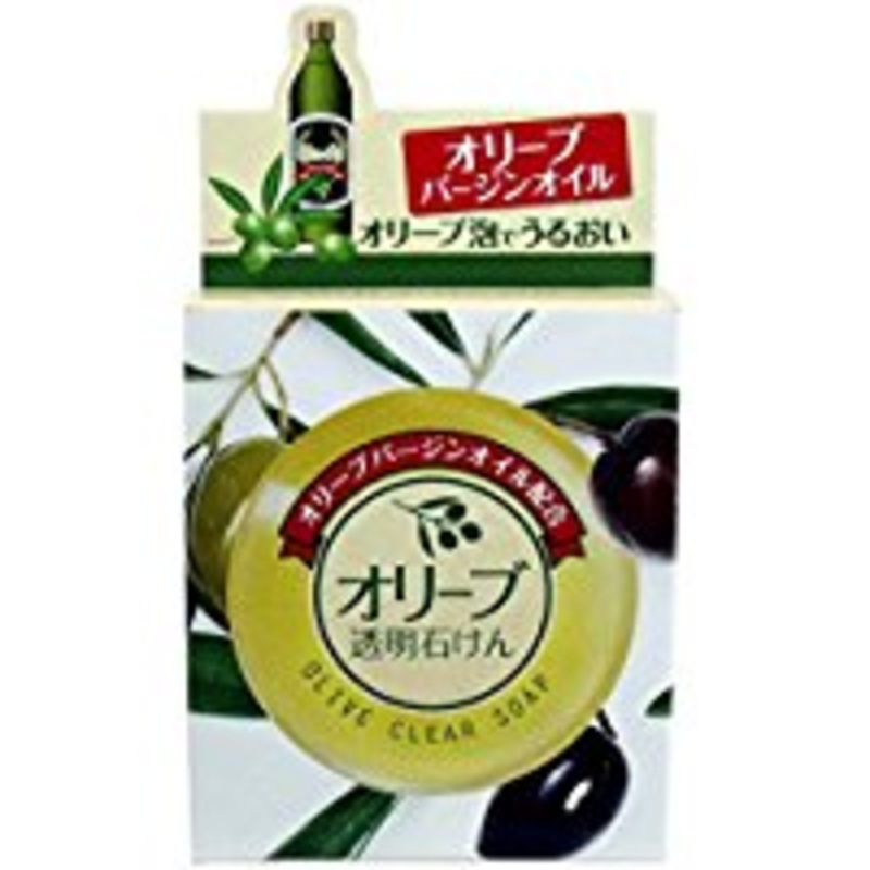 Yuze Olive Transparent Soap Ex 90g – Japanese Olive Oil Cleansing Soap – Moisturizing Soap