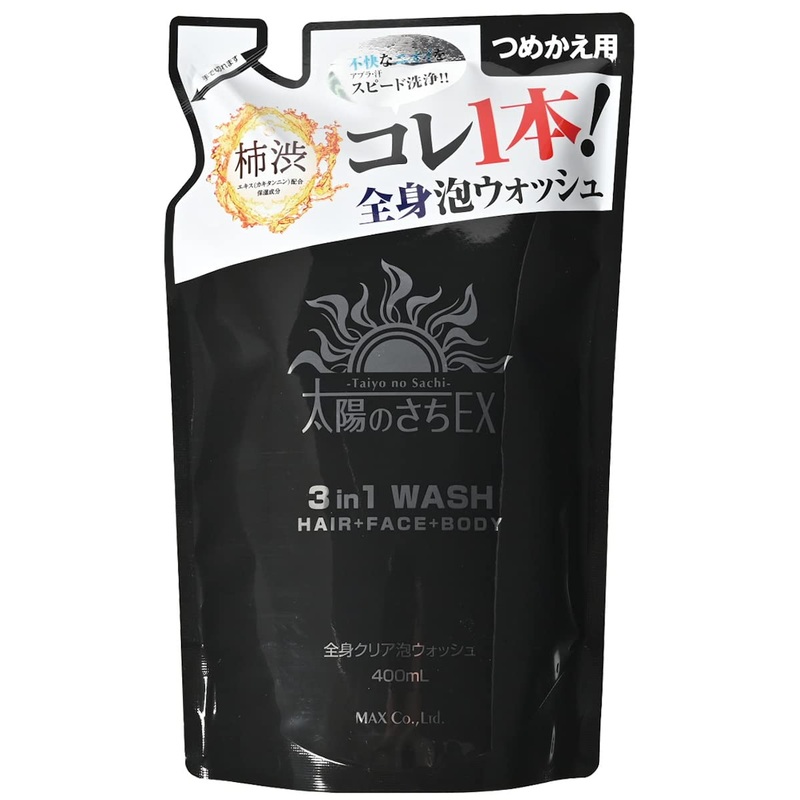 Sun’S Sachi Whole Body Clear Foam Wash Refill Taiyo No Sachi 450ml