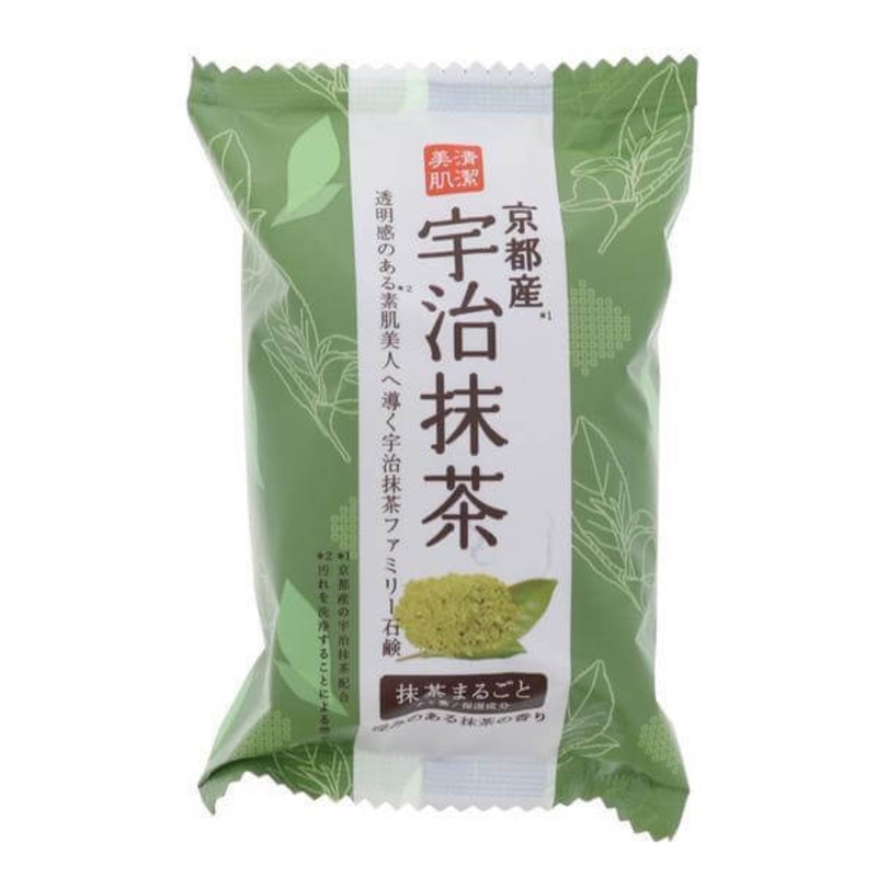 Uji Matcha Green Tea Soap Bar 80g by Pelican – Family Size