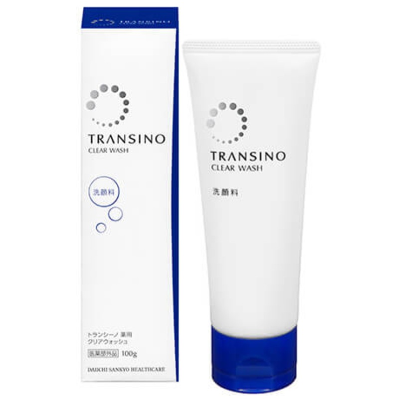 Transino Clear Facial Wash 100g – Moisturizing and Medicated with Vitamin C