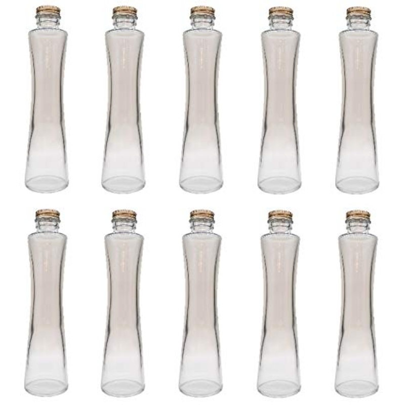 Yokohama Herbarium 2Nd Store Herbarium Bottle Constriction 200Ml Set Of 10 W/ Caps + How-To Guide (Japan)