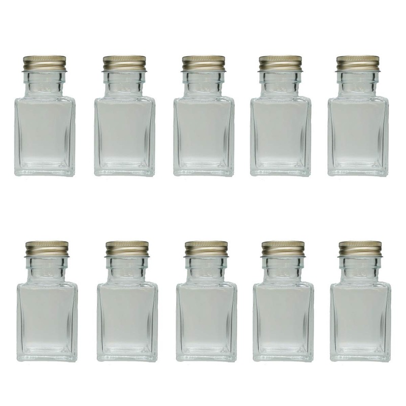 Yokohama Herbarium 2Nd Store Herbarium Bottle Square 50Ml Set Of 10 W/ Caps & How-To Guide – Japan