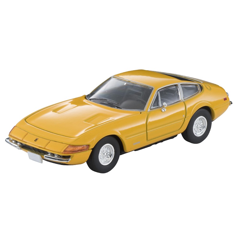 Tomytec Tomica Limited Vintage Ferrari 365 GTB4 1/64 Scale Yellow Finish