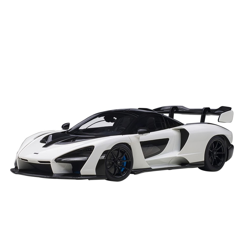 Autoart 1/18 Scale White McLaren Senna Model Car Finished Product 76075