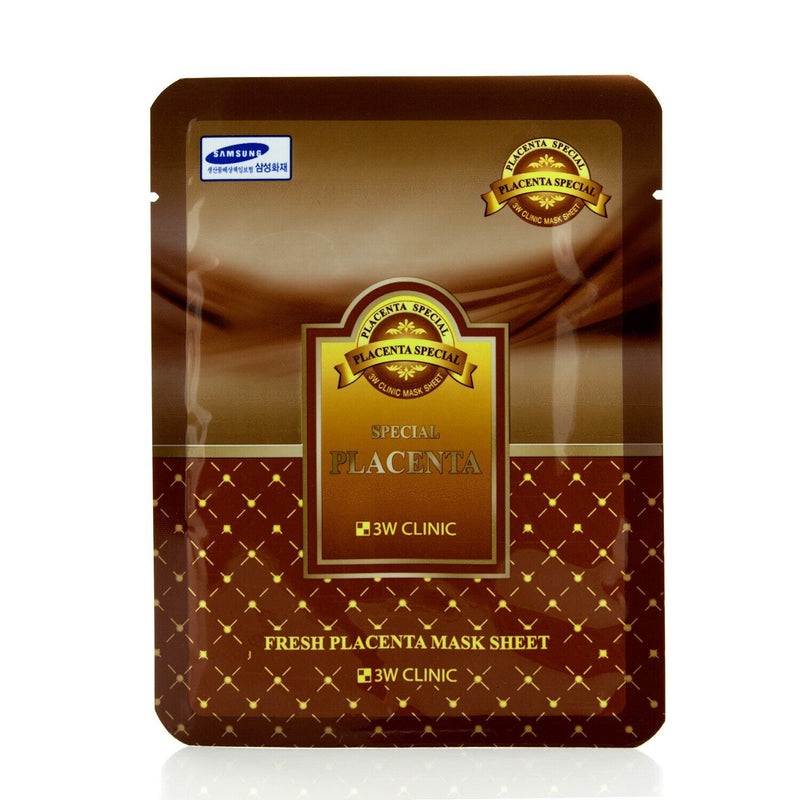 3W Clinic Mask Sheet – Fresh Placenta  10pcs
