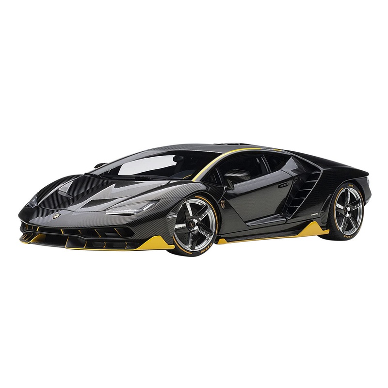 Autoart 1/18 Lamborghini Centenario Carbon Black/Yellow