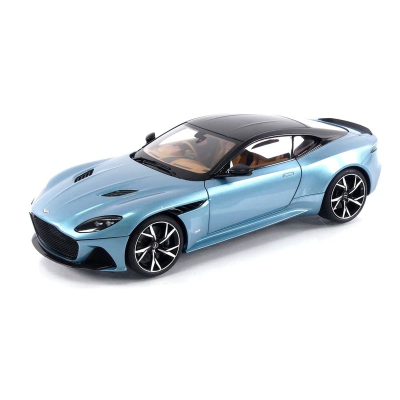 Autoart 1/18 Aston Martin DBS Superleggera 70299 Light Blue Pearl/Carbon Black Roof