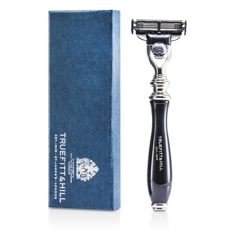 Truefitt & Hill Wellington Mach III Chrome Razor – Ebon  1pc